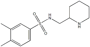  3,4-dimethyl-N-(piperidin-2-ylmethyl)benzene-1-sulfonamide