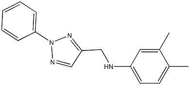 3,4-dimethyl-N-[(2-phenyl-2H-1,2,3-triazol-4-yl)methyl]aniline