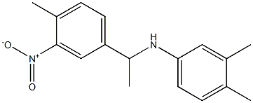 3,4-dimethyl-N-[1-(4-methyl-3-nitrophenyl)ethyl]aniline|