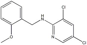 3,5-dichloro-N-[(2-methoxyphenyl)methyl]pyridin-2-amine Structure