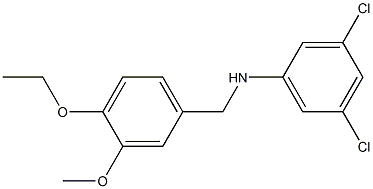 3,5-dichloro-N-[(4-ethoxy-3-methoxyphenyl)methyl]aniline