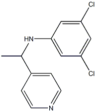 3,5-dichloro-N-[1-(pyridin-4-yl)ethyl]aniline Structure