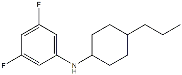 3,5-difluoro-N-(4-propylcyclohexyl)aniline