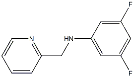 3,5-difluoro-N-(pyridin-2-ylmethyl)aniline Structure