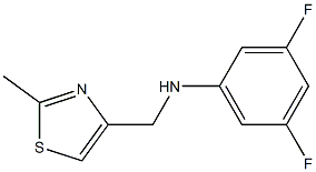 3,5-difluoro-N-[(2-methyl-1,3-thiazol-4-yl)methyl]aniline