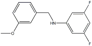 3,5-difluoro-N-[(3-methoxyphenyl)methyl]aniline