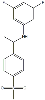  3,5-difluoro-N-[1-(4-methanesulfonylphenyl)ethyl]aniline