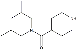 3,5-dimethyl-1-(piperidin-4-ylcarbonyl)piperidine|