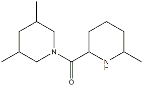 3,5-dimethyl-1-[(6-methylpiperidin-2-yl)carbonyl]piperidine