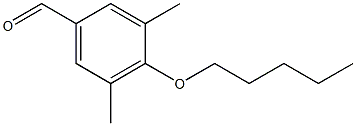 3,5-dimethyl-4-(pentyloxy)benzaldehyde,1038730-55-0,结构式