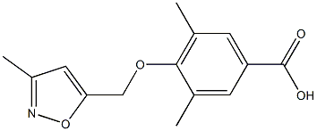 3,5-dimethyl-4-[(3-methyl-1,2-oxazol-5-yl)methoxy]benzoic acid