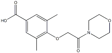 3,5-dimethyl-4-[2-(morpholin-4-yl)-2-oxoethoxy]benzoic acid|