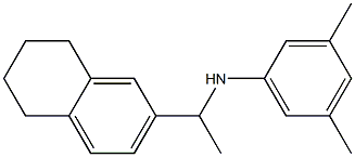  3,5-dimethyl-N-[1-(5,6,7,8-tetrahydronaphthalen-2-yl)ethyl]aniline