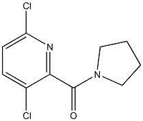 3,6-dichloro-2-(pyrrolidin-1-ylcarbonyl)pyridine Structure