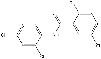 3,6-dichloro-N-(2,4-dichlorophenyl)pyridine-2-carboxamide Structure