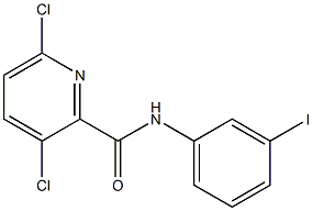 3,6-dichloro-N-(3-iodophenyl)pyridine-2-carboxamide Structure