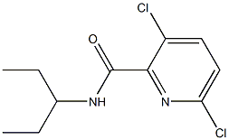 3,6-dichloro-N-(pentan-3-yl)pyridine-2-carboxamide Structure