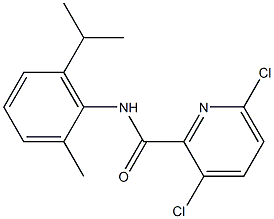 3,6-dichloro-N-[2-methyl-6-(propan-2-yl)phenyl]pyridine-2-carboxamide Structure