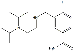  3-[({2-[bis(propan-2-yl)amino]ethyl}amino)methyl]-4-fluorobenzamide