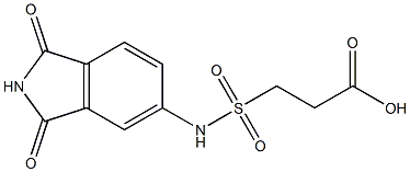 3-[(1,3-dioxo-2,3-dihydro-1H-isoindol-5-yl)sulfamoyl]propanoic acid|