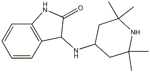 3-[(2,2,6,6-tetramethylpiperidin-4-yl)amino]-2,3-dihydro-1H-indol-2-one,,结构式