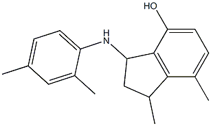 3-[(2,4-dimethylphenyl)amino]-1,7-dimethyl-2,3-dihydro-1H-inden-4-ol