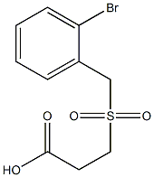 3-[(2-bromobenzyl)sulfonyl]propanoic acid