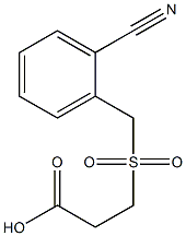 3-[(2-cyanobenzyl)sulfonyl]propanoic acid