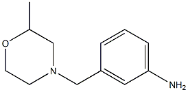 3-[(2-methylmorpholin-4-yl)methyl]aniline Structure