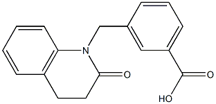 3-[(2-oxo-3,4-dihydroquinolin-1(2H)-yl)methyl]benzoic acid