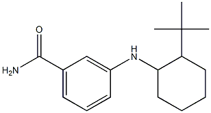 3-[(2-tert-butylcyclohexyl)amino]benzamide Struktur