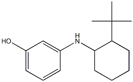 3-[(2-tert-butylcyclohexyl)amino]phenol Structure