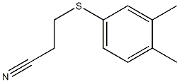  3-[(3,4-dimethylphenyl)sulfanyl]propanenitrile