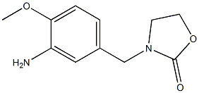 3-[(3-amino-4-methoxyphenyl)methyl]-1,3-oxazolidin-2-one