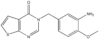  3-[(3-amino-4-methoxyphenyl)methyl]-3H,4H-thieno[2,3-d]pyrimidin-4-one