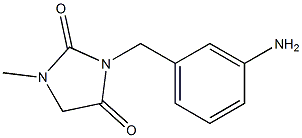 3-[(3-aminophenyl)methyl]-1-methylimidazolidine-2,4-dione