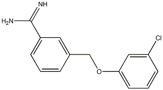  3-[(3-chlorophenoxy)methyl]benzenecarboximidamide