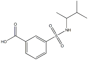 3-[(3-methylbutan-2-yl)sulfamoyl]benzoic acid