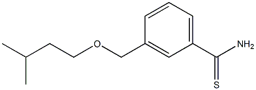 3-[(3-methylbutoxy)methyl]benzenecarbothioamide Structure