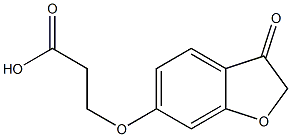 3-[(3-oxo-2,3-dihydro-1-benzofuran-6-yl)oxy]propanoic acid Structure