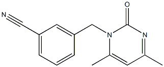3-[(4,6-dimethyl-2-oxopyrimidin-1(2H)-yl)methyl]benzonitrile|