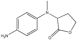 3-[(4-aminophenyl)(methyl)amino]oxolan-2-one Structure