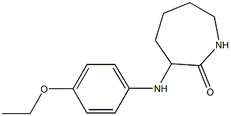 3-[(4-ethoxyphenyl)amino]azepan-2-one Structure