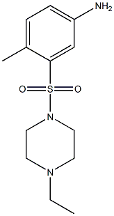 3-[(4-ethylpiperazine-1-)sulfonyl]-4-methylaniline