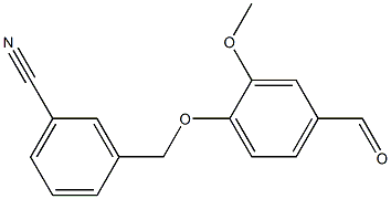 3-[(4-formyl-2-methoxyphenoxy)methyl]benzonitrile