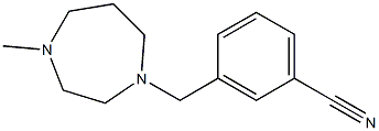 3-[(4-methyl-1,4-diazepan-1-yl)methyl]benzonitrile Structure