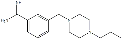 3-[(4-propylpiperazin-1-yl)methyl]benzenecarboximidamide|