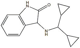 3-[(dicyclopropylmethyl)amino]-2,3-dihydro-1H-indol-2-one Structure