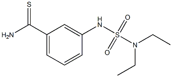  3-[(diethylsulfamoyl)amino]benzene-1-carbothioamide