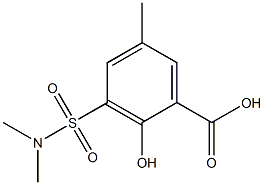  3-[(dimethylamino)sulfonyl]-2-hydroxy-5-methylbenzoic acid